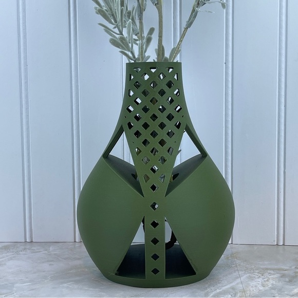 Modern Vase, The Arin Vase, Flower Vase, Dried Flowers - Picture 2 of 9